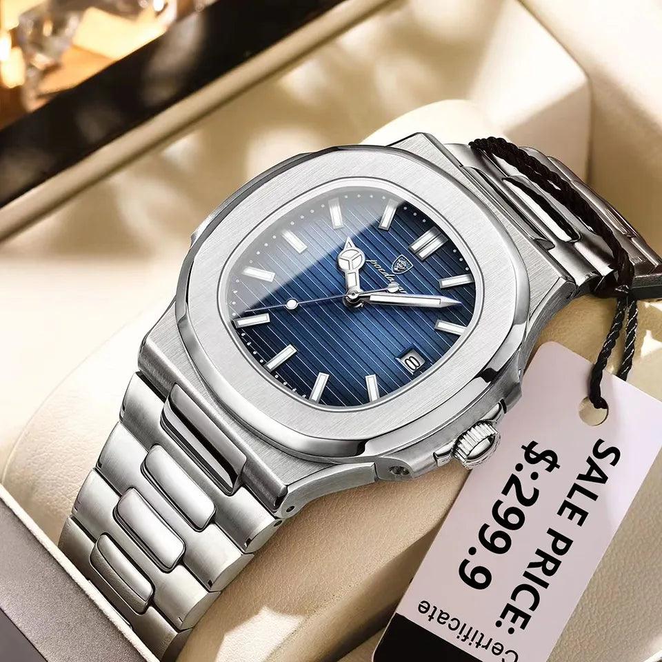 Relógio Masculino de Luxo POEDAGAR - Ofertas fluxo 