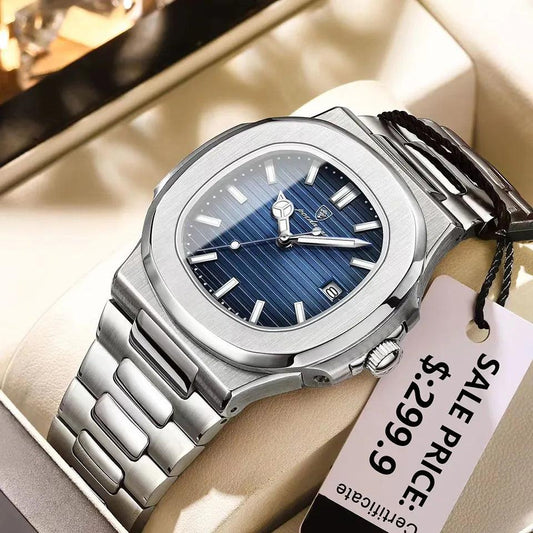 Relógio Masculino de Luxo POEDAGAR - Ofertas fluxo 