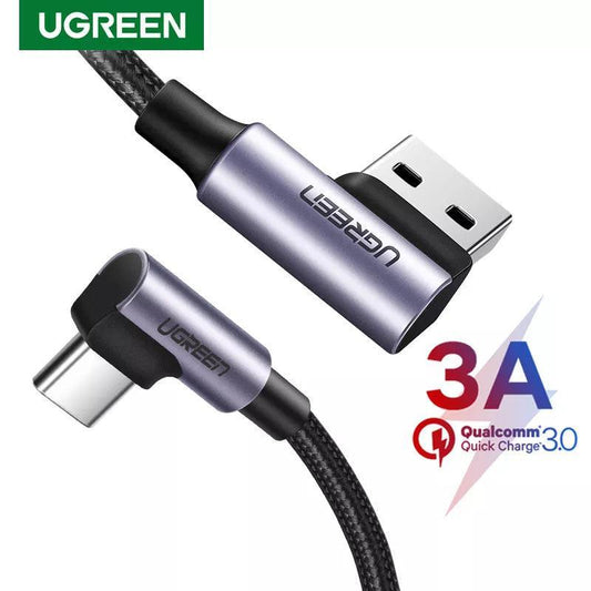Ugreen Cabo USB Tipo C de 3A com Carregamento Rápido 3.0 - Ofertas fluxo 