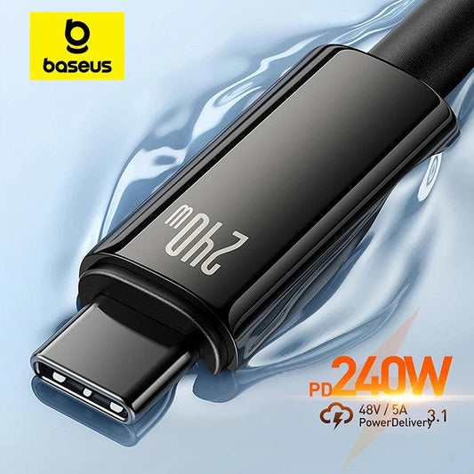 Baseus PowerFlow 240W USB Type C Cable - Ofertas fluxo 