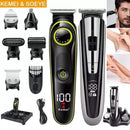 Kemei Electric Hair Clipper Beauty kit for Men Electric shaver beard trimme men's Razor multifunctional hair cutting machine - Ofertas fluxo 