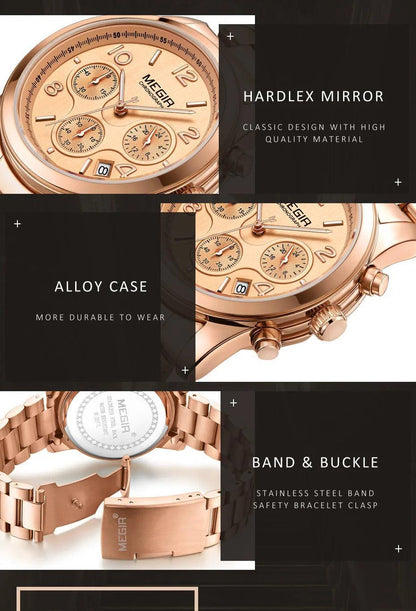 Megir EleganceChrono Femme - Ofertas fluxo 