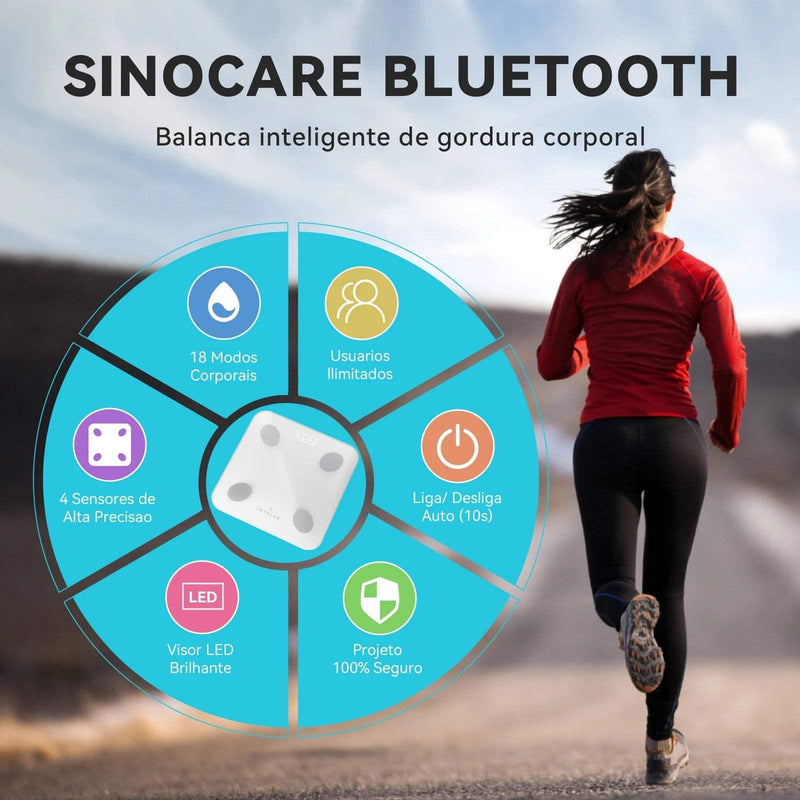 Balança Corporal Inteligente Bluetooth - Ofertas fluxo 