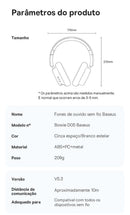 Baseus Bowie D05 Fone de Ouvido Sem Fio Bluetooth 5.3 - Ofertas fluxo 