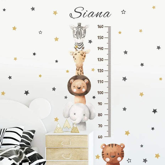 Régua de Crescimento Boho Safari - Ofertas fluxo 
